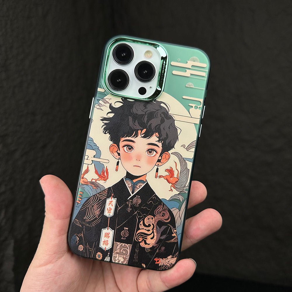 Japanese Boy iPhone Case