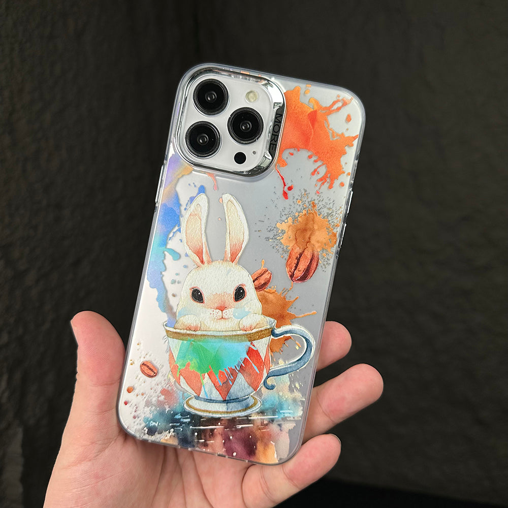 Bunny in a Cup iPhone Case