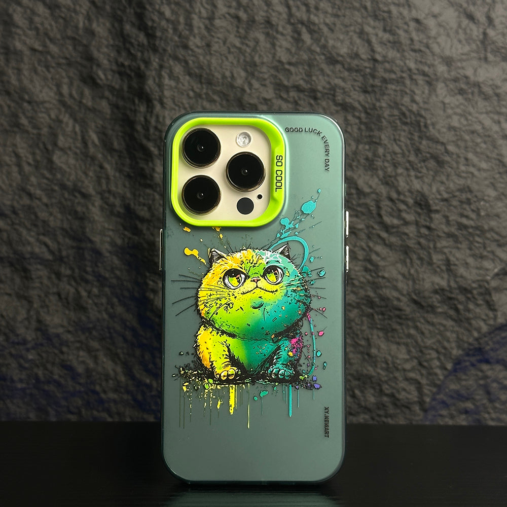Cute Smiling Cat iPhone Case