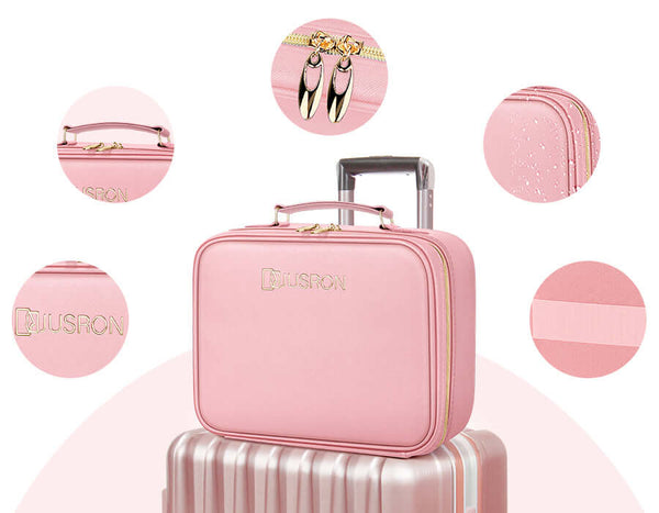makeup bag with mirror