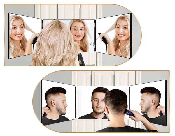 3 way mirror for hair