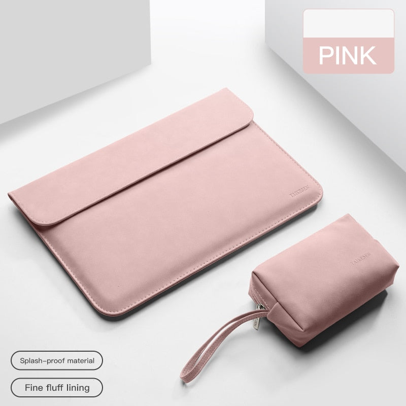 Fashionable TAIKESEN PU Laptop Case Sleeve Bag with Hasp Closure for 13-inch Macbook Pro.
