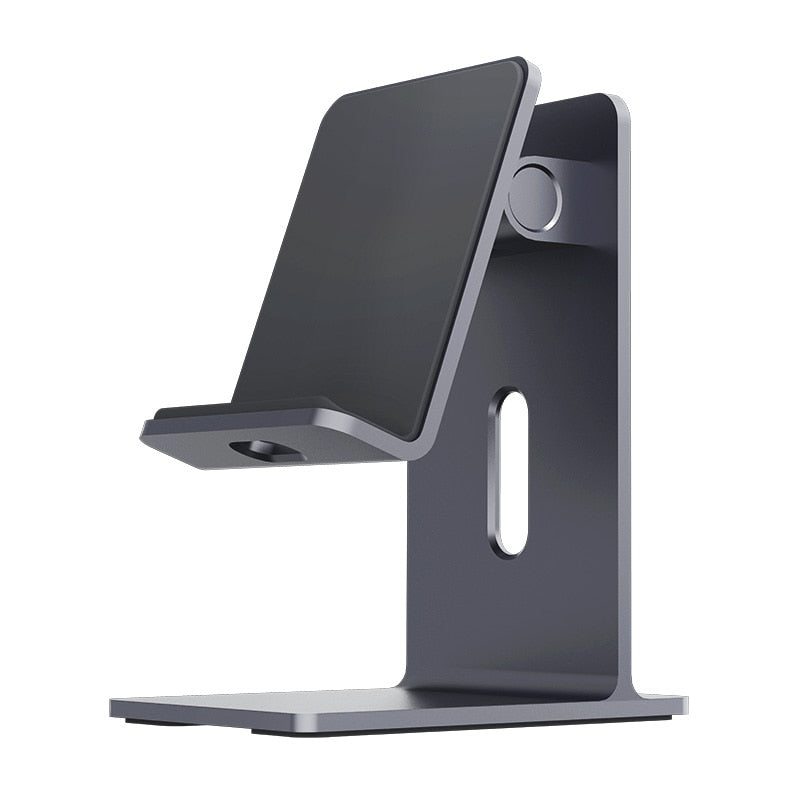 Hagibis Foldable Aluminum Portable Phone Holder Stand for iPhone iPad Pro Tablet Desk Adjustable Mobile Phone Stand.