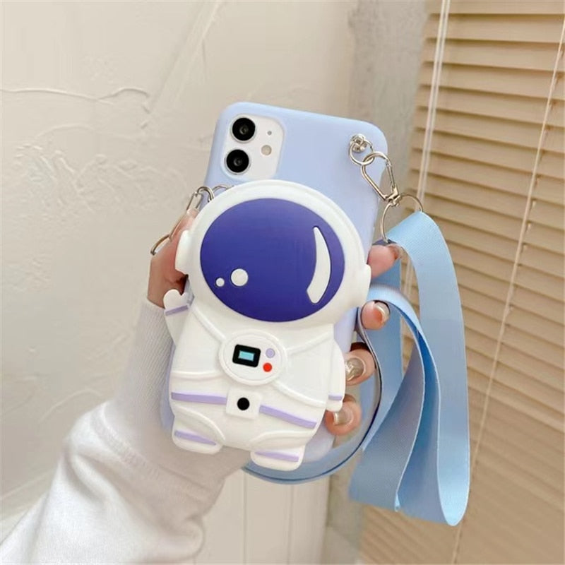 Astronaut  iphone Crossbody case