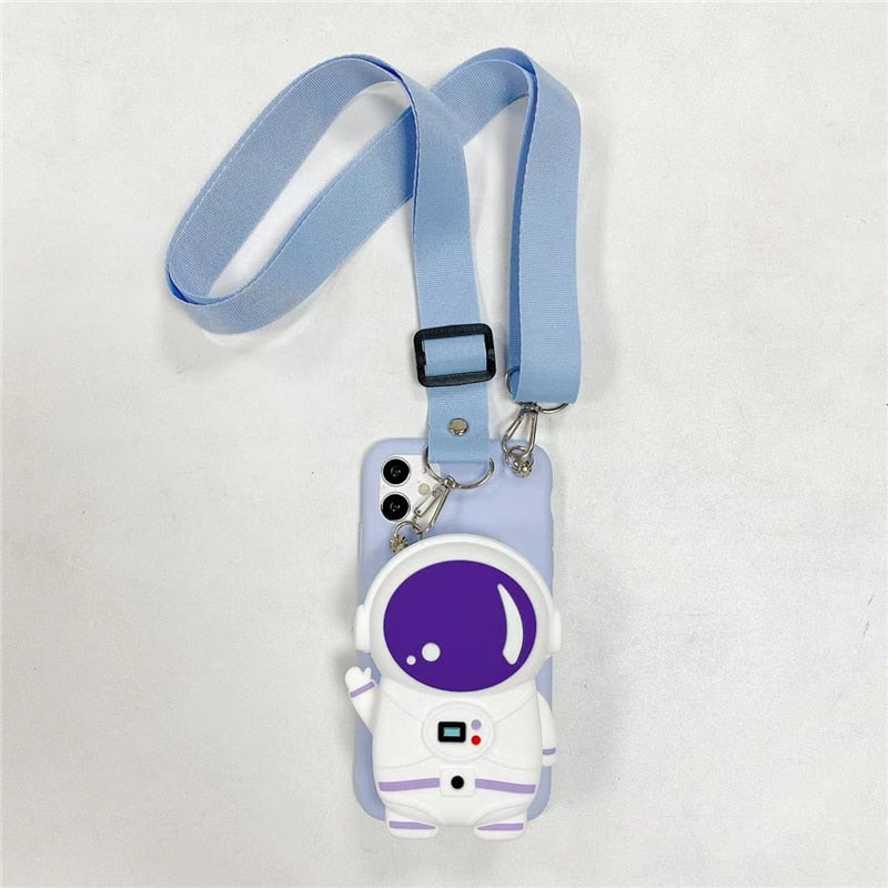 Astronaut  iphone Crossbody case