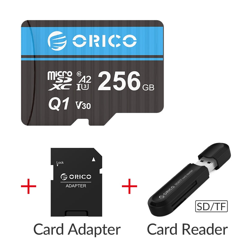 ORICO Alloy Micro SD Card Memory Card U3 Class10 80MB/S Flash Card 32GB TF Card