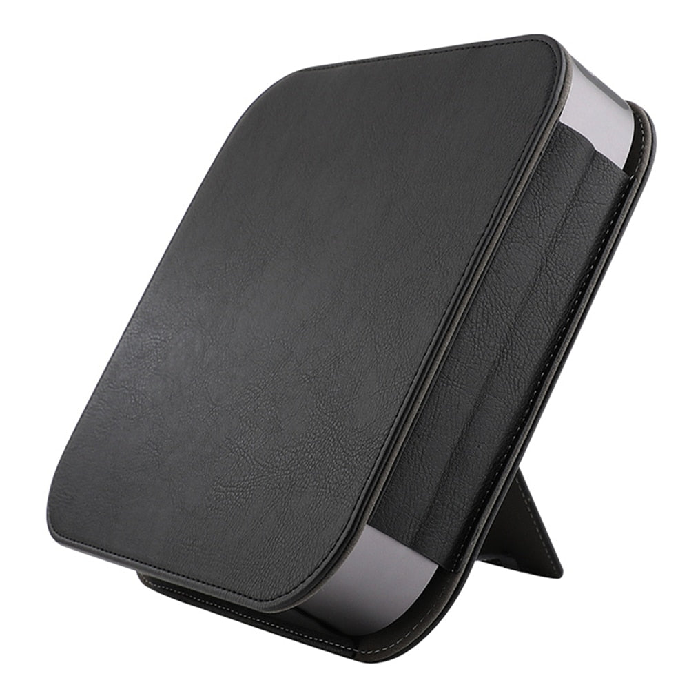 Leather Stand Case Cover Mac Mini Desktop Pouch Sleeve