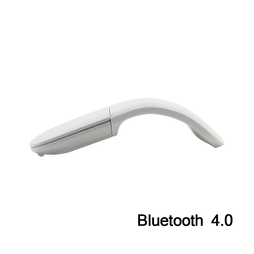 CHUYI Ultra-thin Portable Ergonomic Foldable Wireless Mute Matte Arc Bluetooth 4.0 Mause for Surface Book L