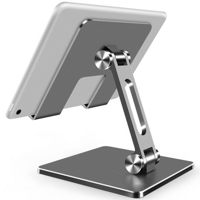 T-WOLF Universal Metal Desk Mobile Phone Holder Stand for iPhone iPad Xiaomi Adjustable Desktop Tablet Holder.