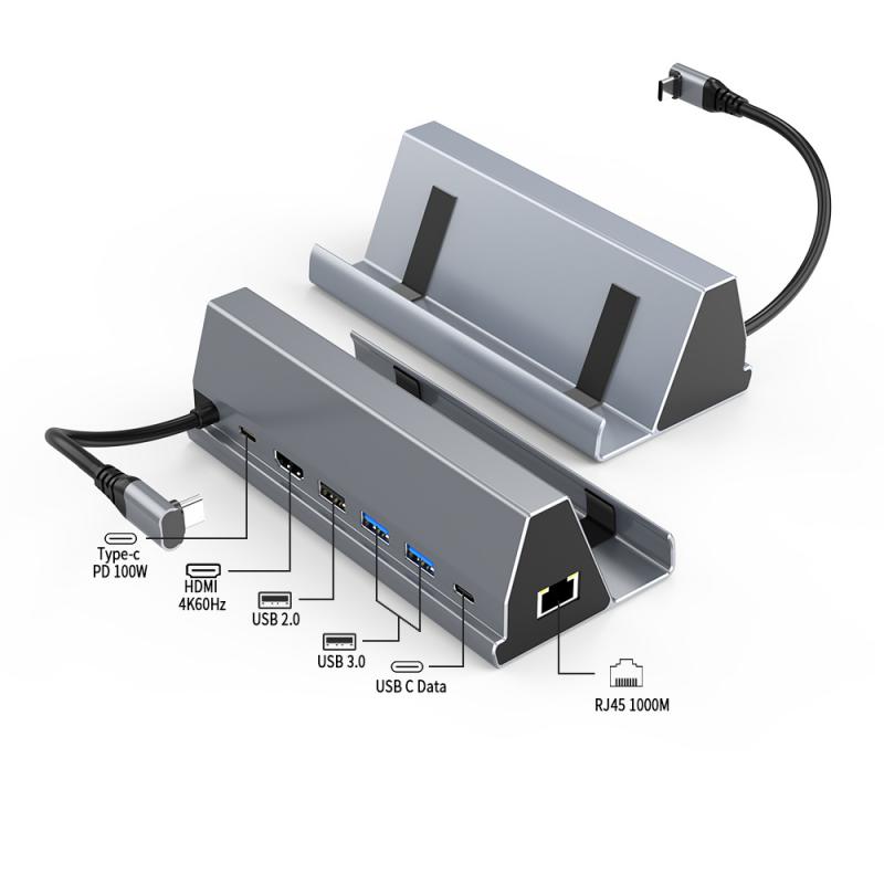 7-in-1 USB 3.0 4K 60Hz Type C Hub RYRA PD100W