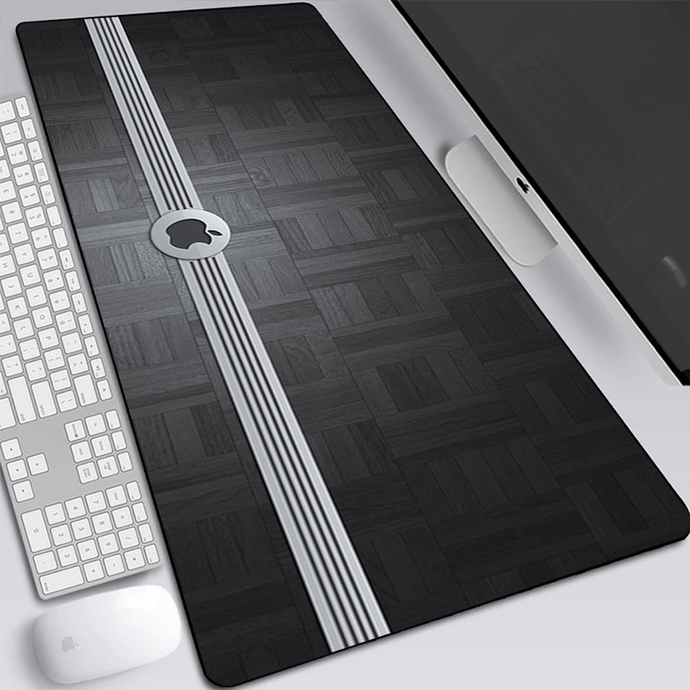 Apple Logo XXL PC Gamer Lockedge Carpet Office Mausepad Mouse Mat