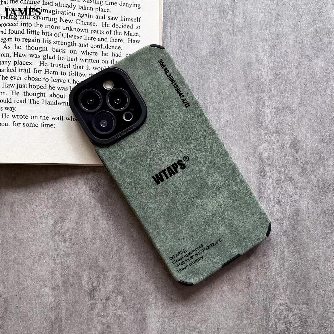 WTAPS Japan Urban Territory Leather Military iPhone Case.