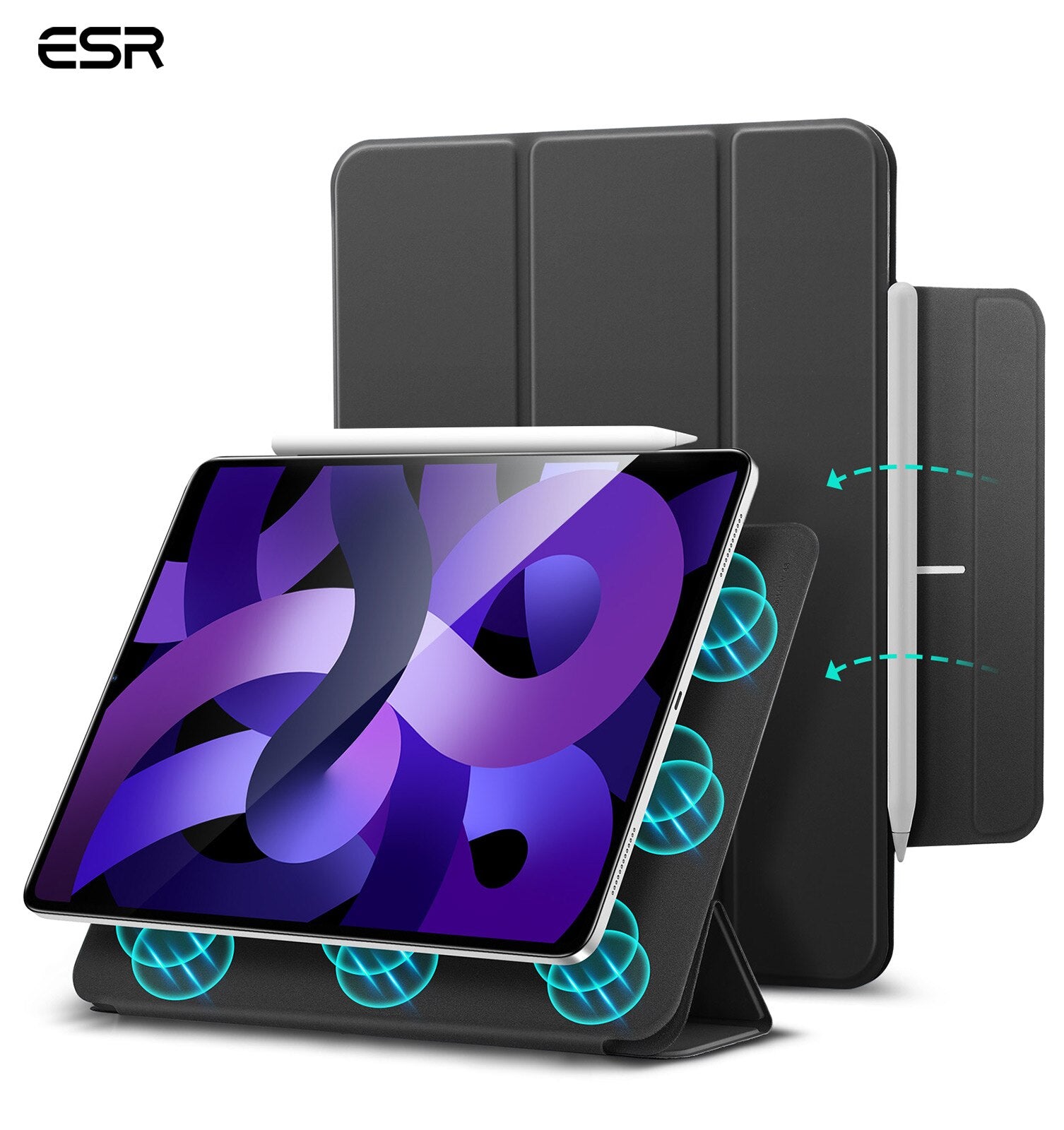 ESR Magnetic Folding Smart Folio Funda for iPad Air 4 10.9 2020-2022 Smart Cover