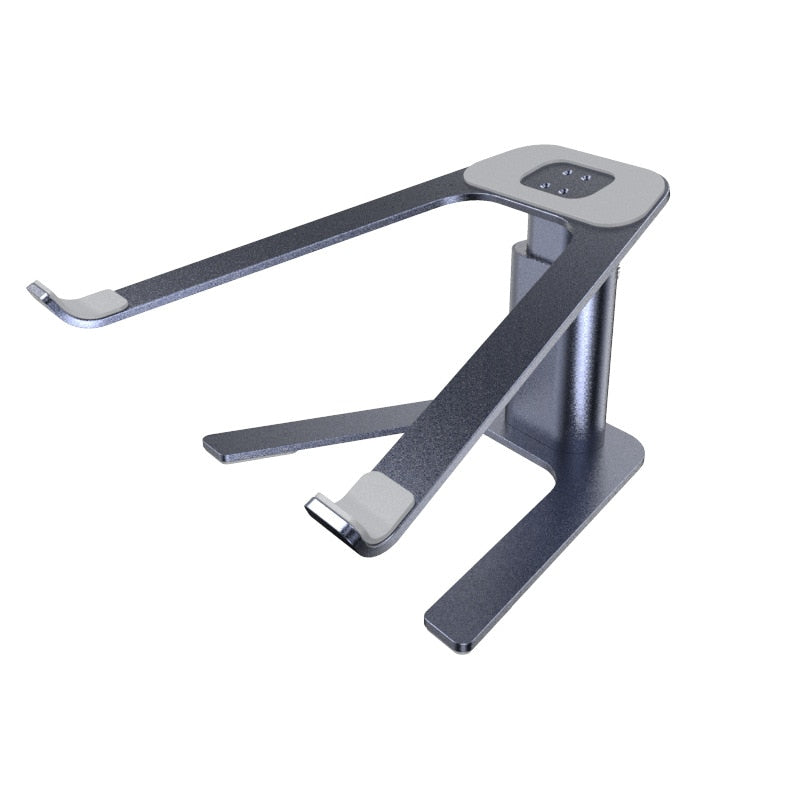 Laptop Stand Riser Aluminum Alloy Ergonomic - Adjustable Support Holder for 10-15.6