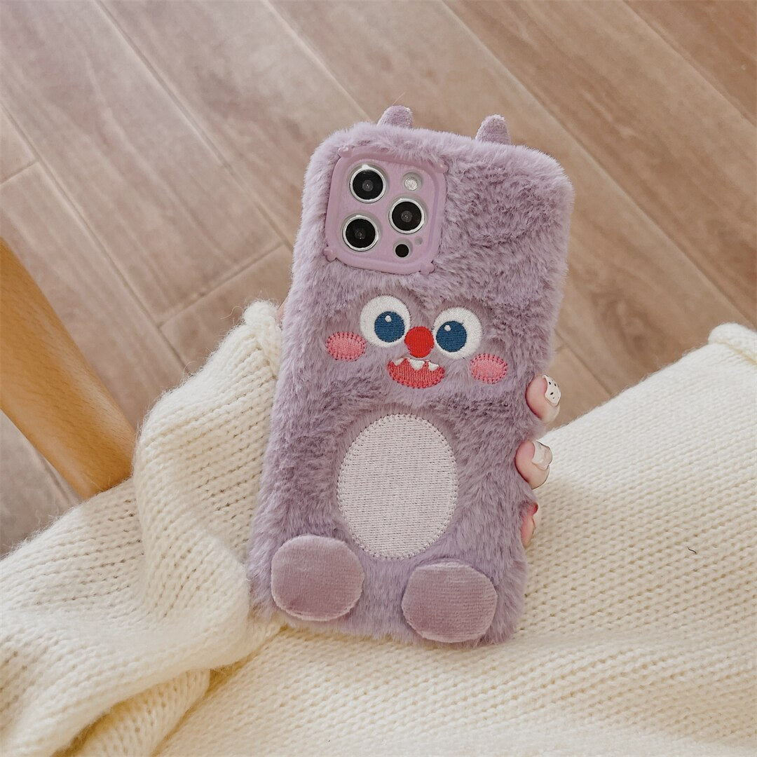 Fluffy fur iPhone case