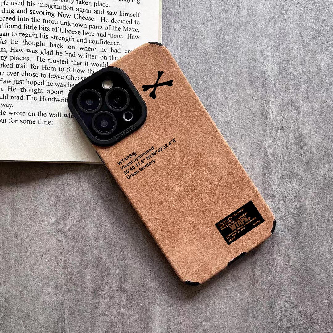 WTAPS Japan Urban Territory Leather Military iPhone Case.