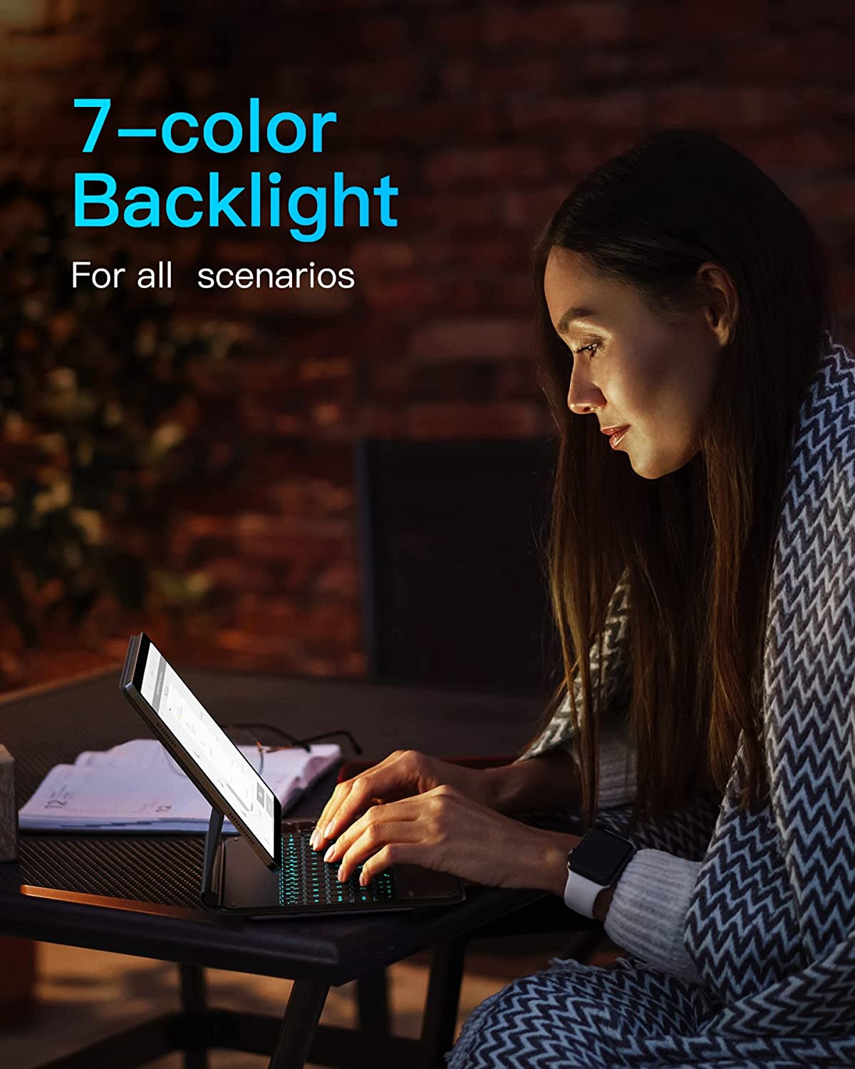 Backlight Magic Pro Keyboard Folio for iPad Pro 11 / 12.9 2018 - 2021 / Air 5 / Air 4 / Pro