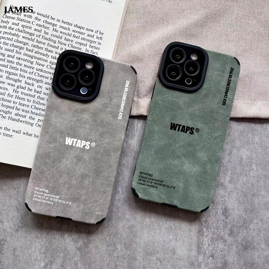 WTAPS Japan Urban Territory Leather Military iPhone Case.