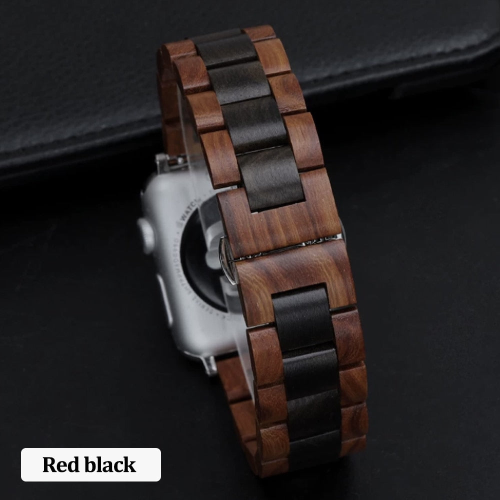 Ultra 49 Wood Metal Bracelet for Apple Watch Band