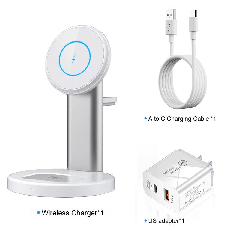 Fast Charger 3 in 1 Wireless Charger Stand SIKAI