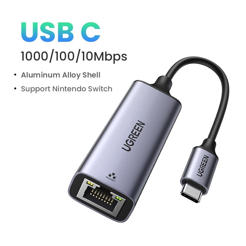 UGREEN USB and usb-c Ethernet Adapter Switch