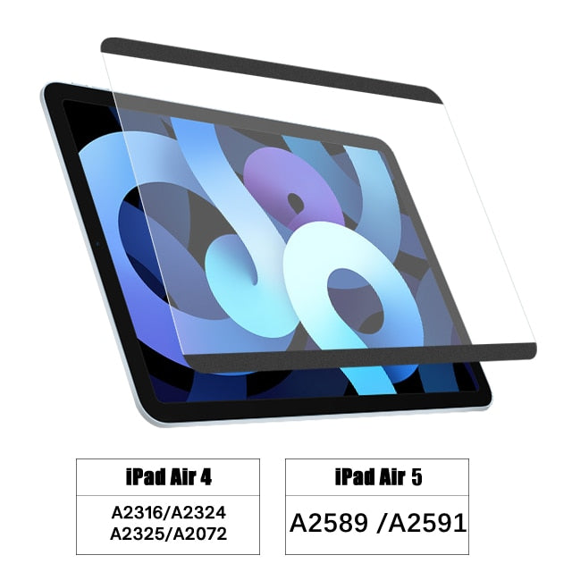 Magnetic Removable Paper like Screen Protector for iPad Pro 11 2021 8th 7th 9th 10th iPad Mini 6 4 5