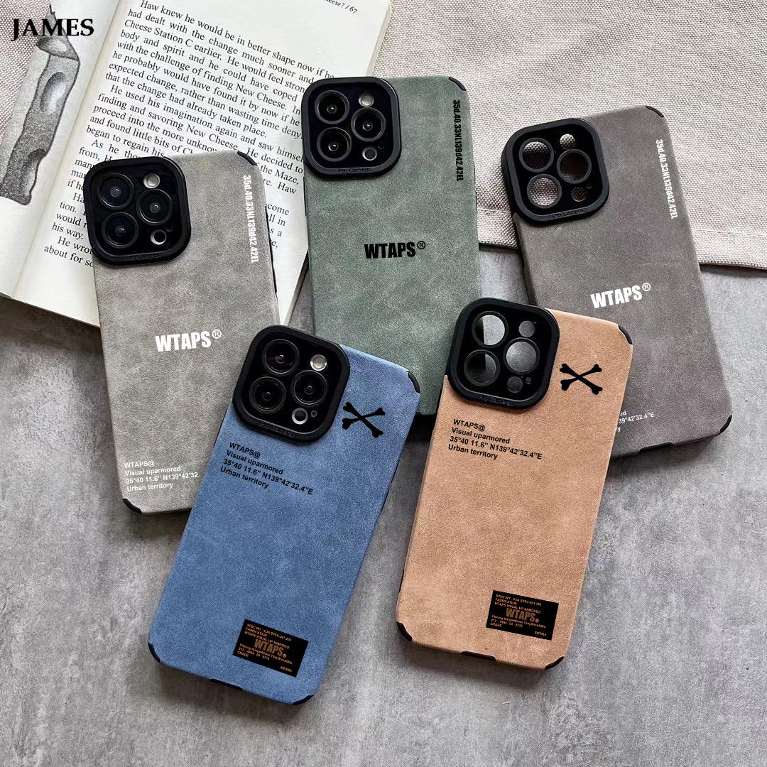 WTAPS Japan Urban Territory Leather Military iPhone Case.