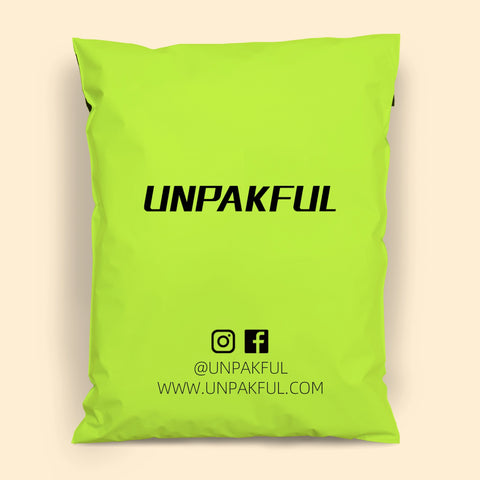 individuelle grüne Poly-Versandtaschen