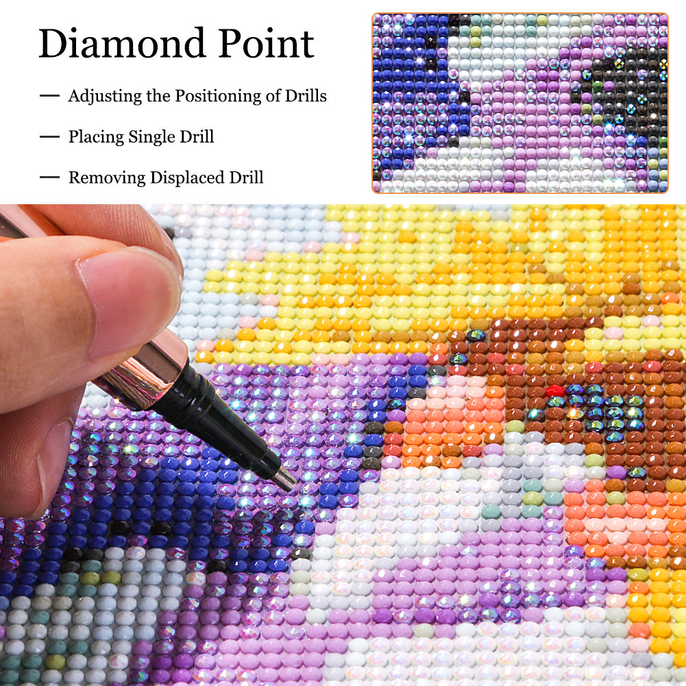 Hippocampus - Round AB Drills Diamond Painting(35x45cm)