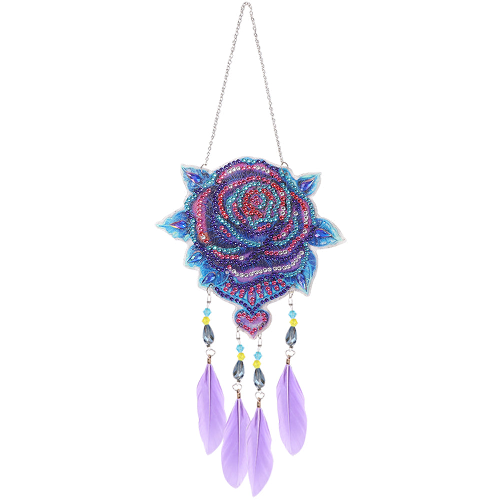 5D Diamond Painting Dream Light Catcher Wind Chimes Crystal Craft Pendant Kit