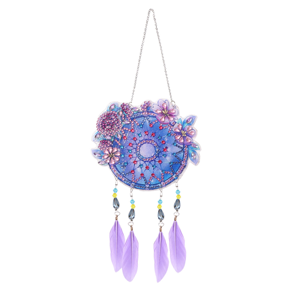 5D Diamond Painting Dream Light Catcher Wind Chimes Crystal Craft Pendant Kit