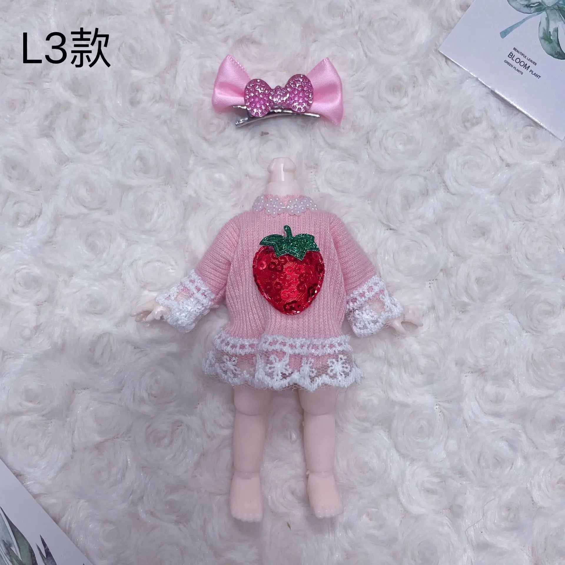 16cm Bjd Doll Clothes High-end Dress Up Can Dress Up Fashion Doll Clothes Skirt Suit Best Gifts for Children DIY Girls Toys
