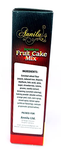 Jamaican Fruit Cake Mix - 3.4lbs (Pack of 2) by Annilu, Product of Jamaica