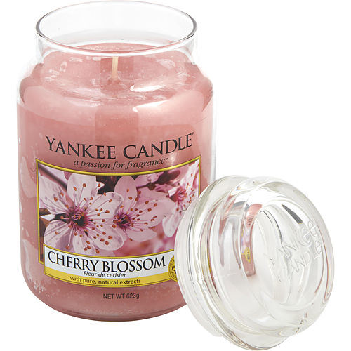 YANKEE CANDLE by Yankee Candle CHERRY BLOSSOM SCENTED LARGE JAR 22 OZ - U