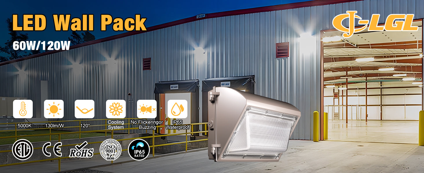 60W Wall Pack Lights led pack light