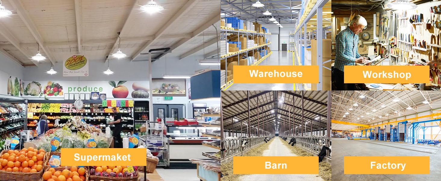 Applications of LED UFO High Bay Lights