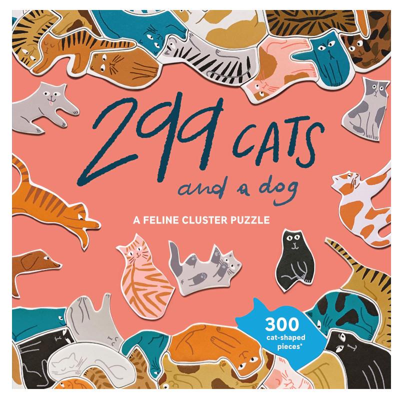 299 Cats (and a dog) 300 Piece Puzzle 10.50 x 10.50 x 2.20