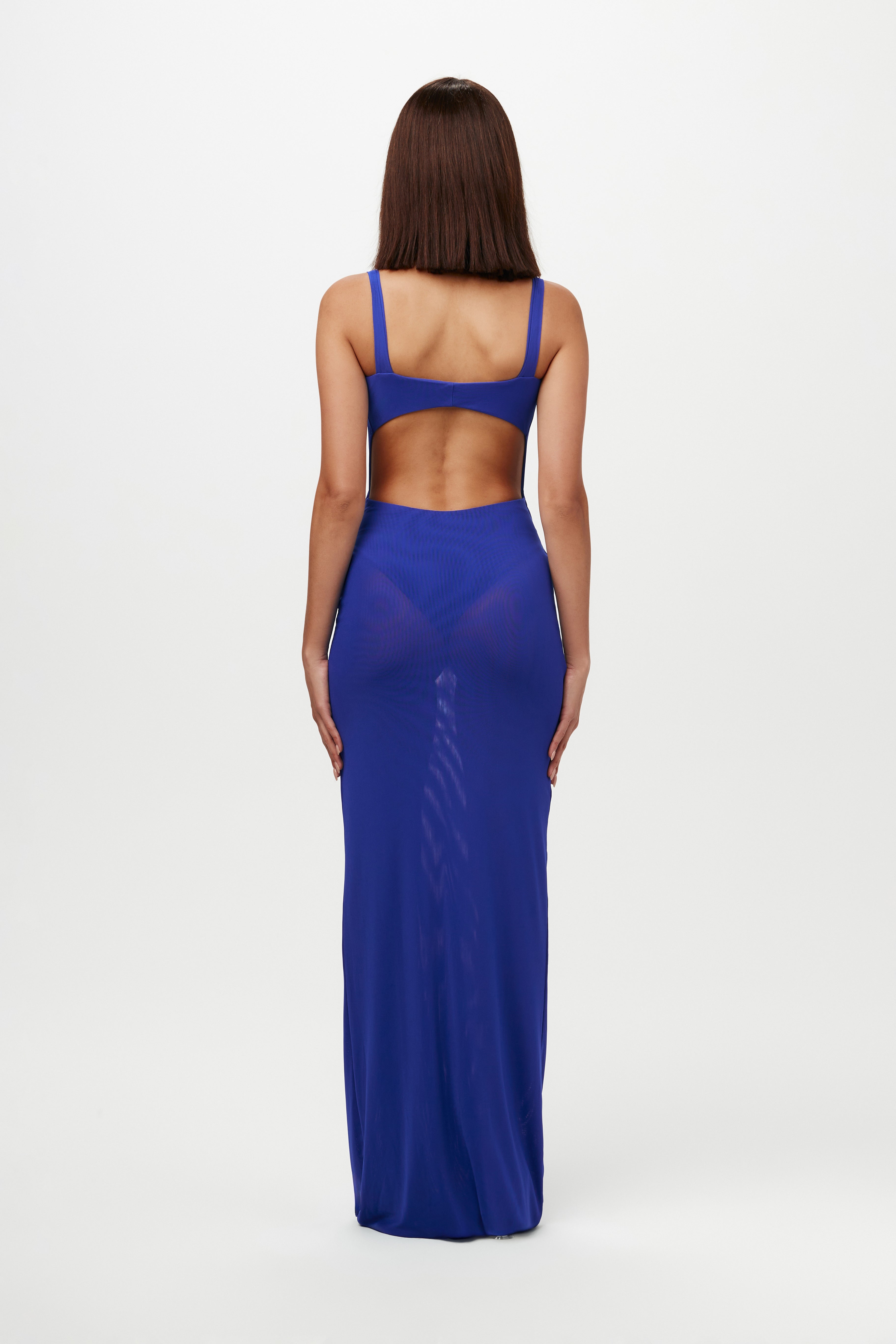 Mesh Tank Maxi Dress