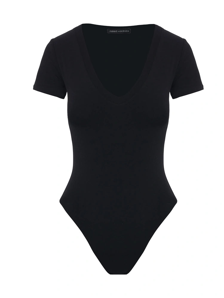 NW V-Neck T Bodysuit