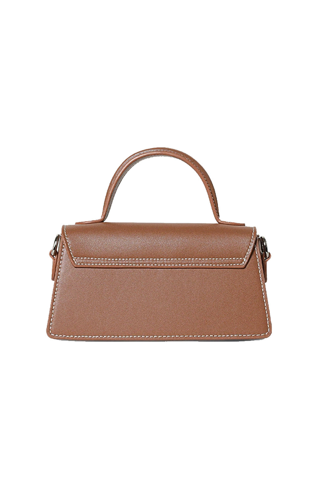 Minimalist top handle crossbody bag