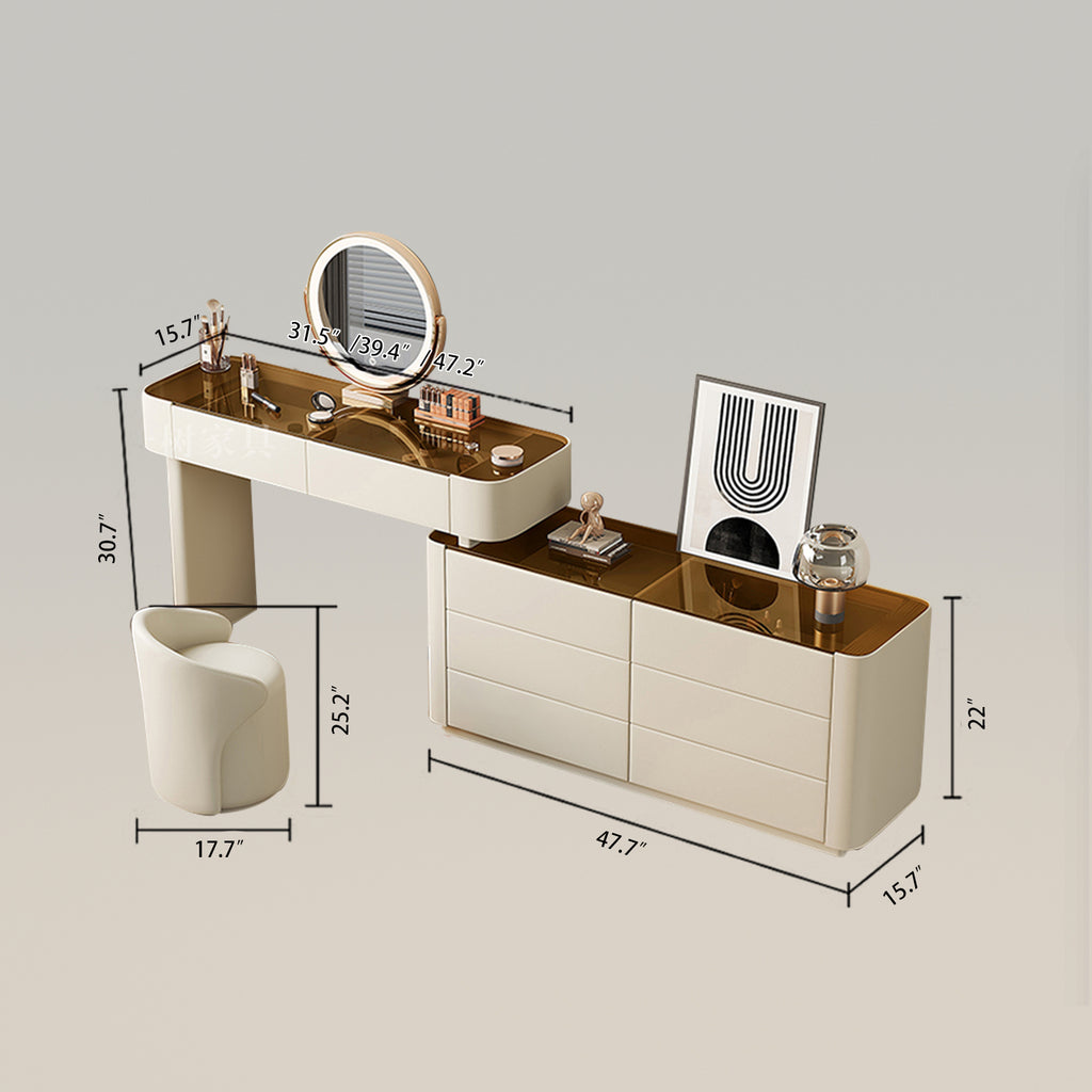 makeup vanity dress table
