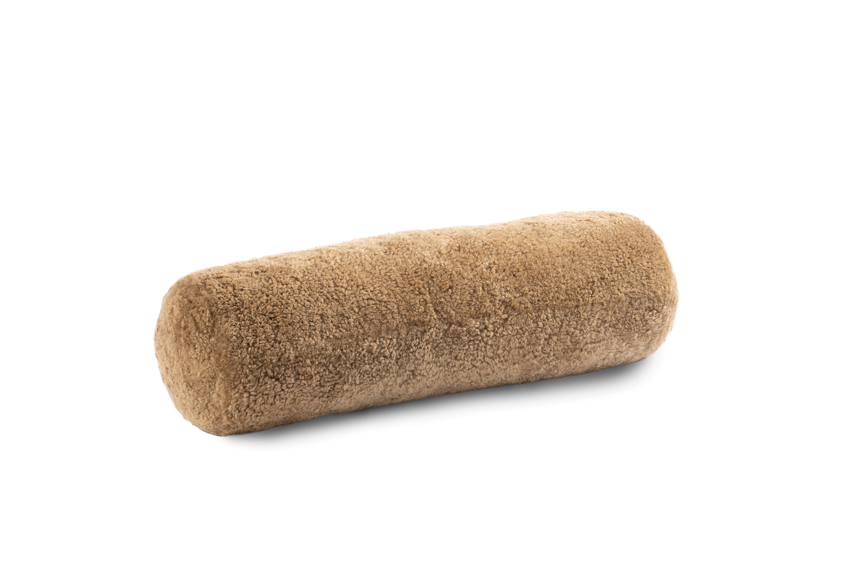 Shorn Curly Wool Sheepskin Bolster Cushion