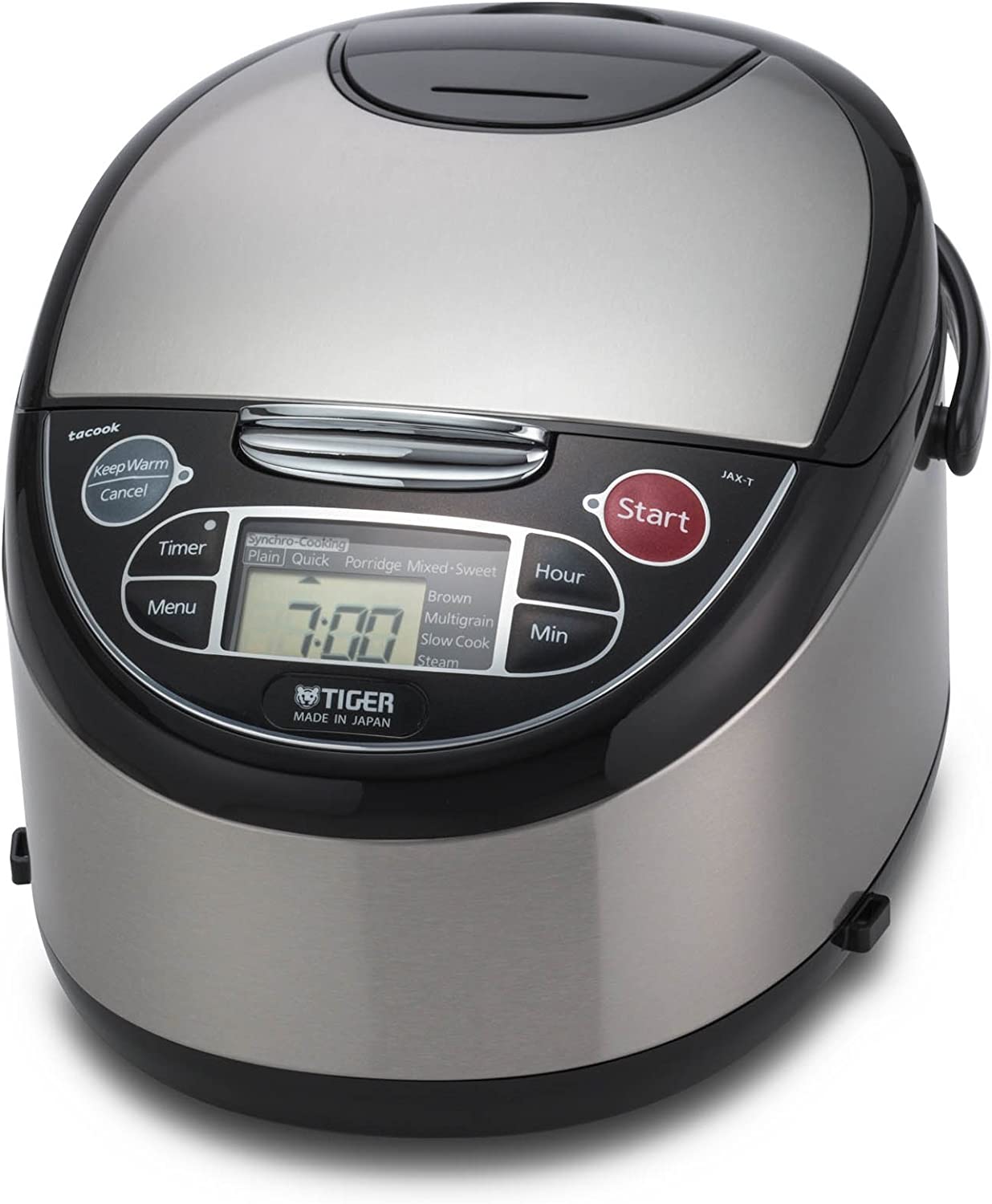 Tiger Micom Rice Cooker with Food Steamer & Slow Cooker, 5.5-Cup (Uncooked)