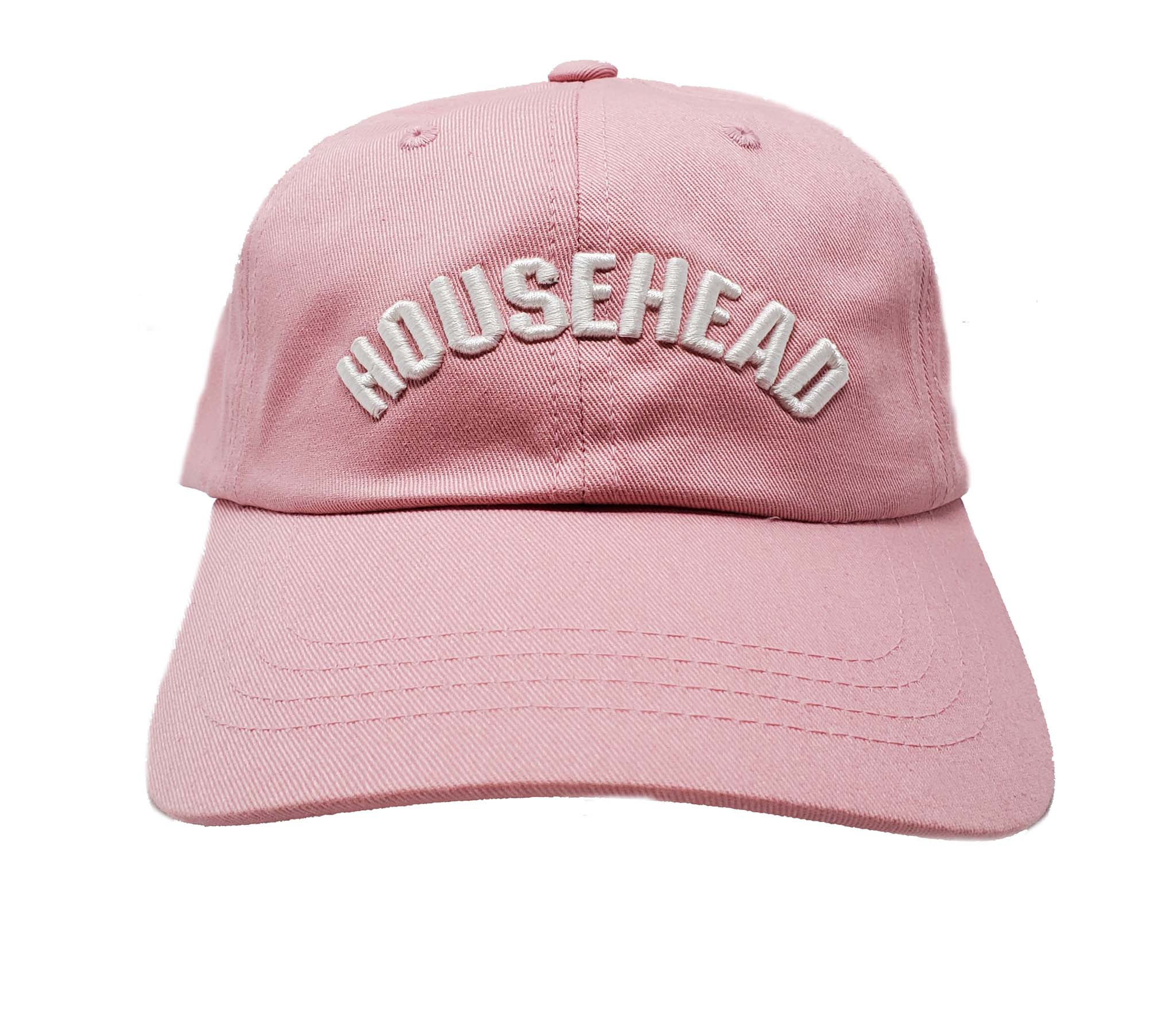  House Head Pink and White Dad Cap 