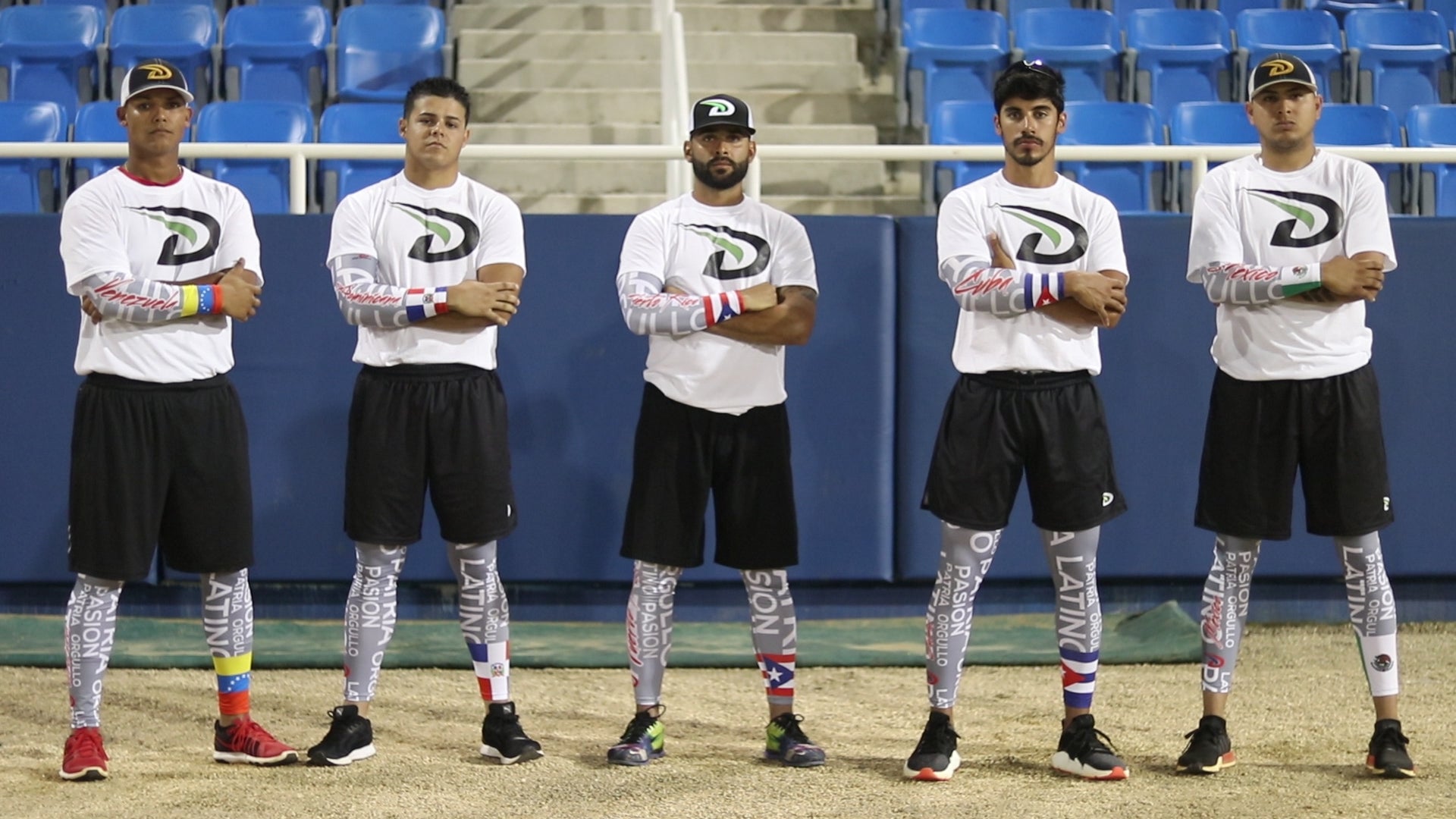 Latino Flags Compression Pants in