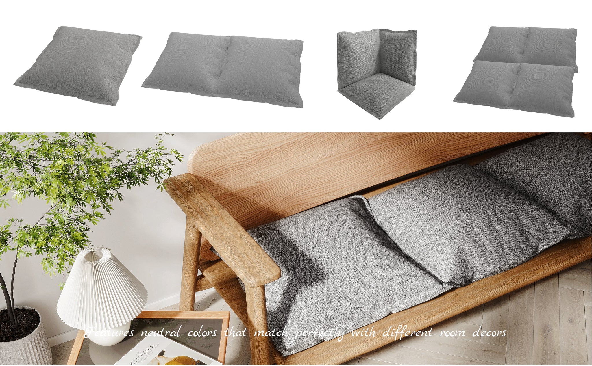 Bring comfort and style to your dining chairs with this 4-piece Square Chair Cushion Kitchen Pad Set. Constructed of durable fabric, these pads add a classic element to your home décor while providing a comfortable seating experience. Enjoy the long-lasting and stylish look of these cushions in your home.