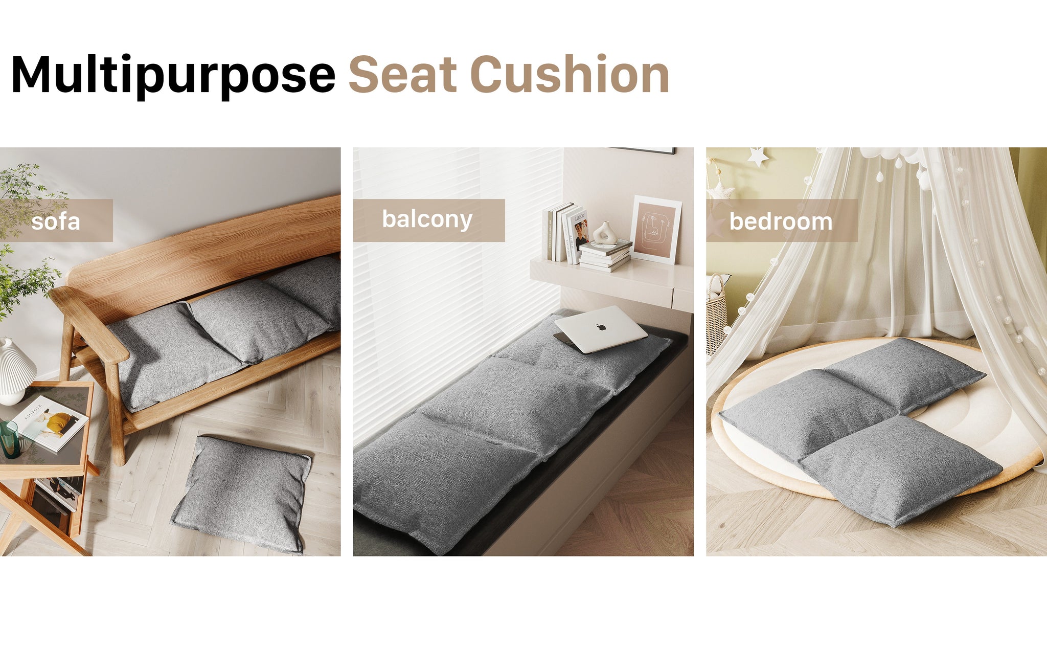 Bring comfort and style to your dining chairs with this 4-piece Square Chair Cushion Kitchen Pad Set. Constructed of durable fabric, these pads add a classic element to your home décor while providing a comfortable seating experience. Enjoy the long-lasting and stylish look of these cushions in your home.