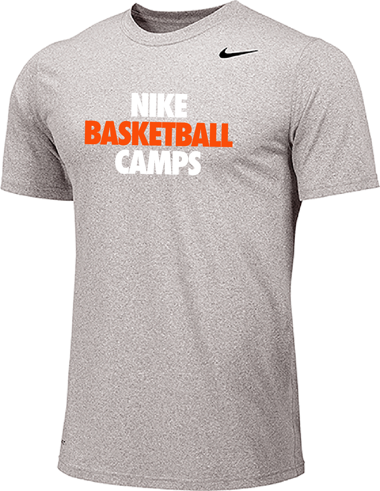  Nike Basketball Camps Short Sleeve Dri-Fit Shooter Shirt - Carbon Heather 