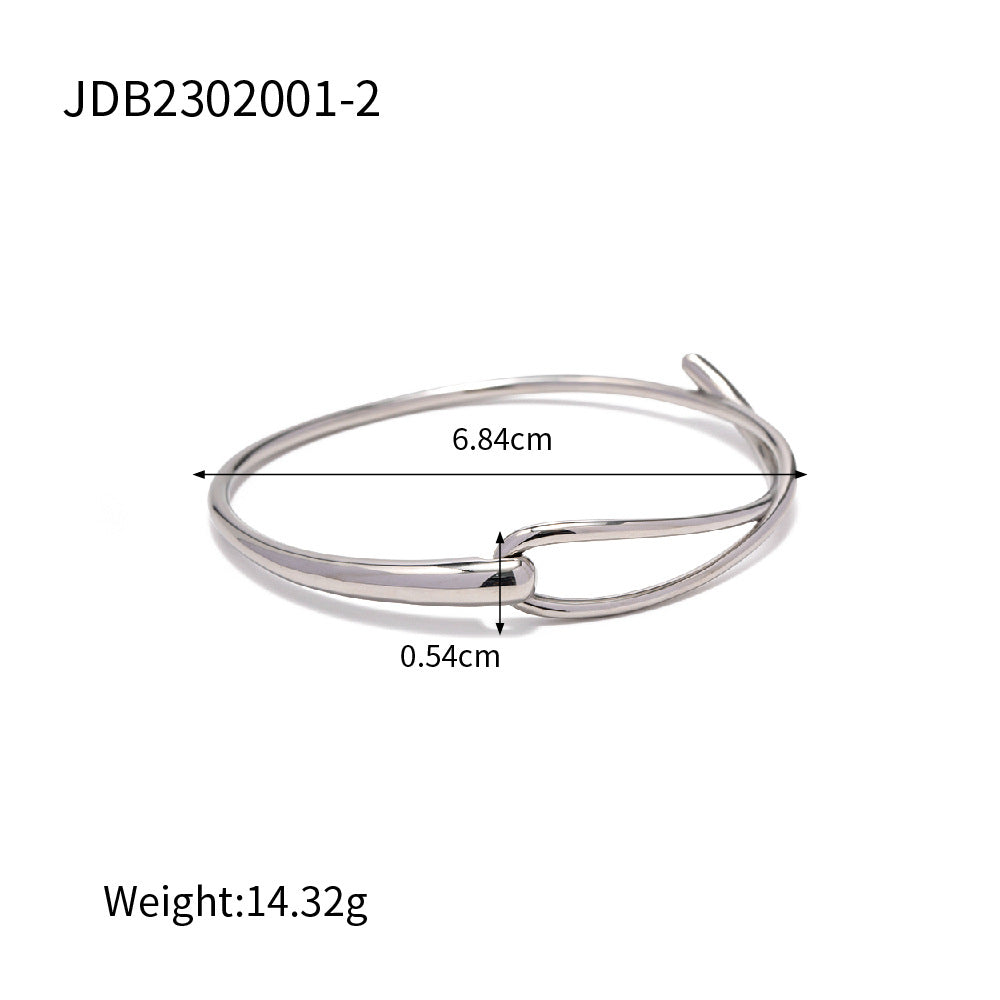 Minimal U-Shaped Bracelet