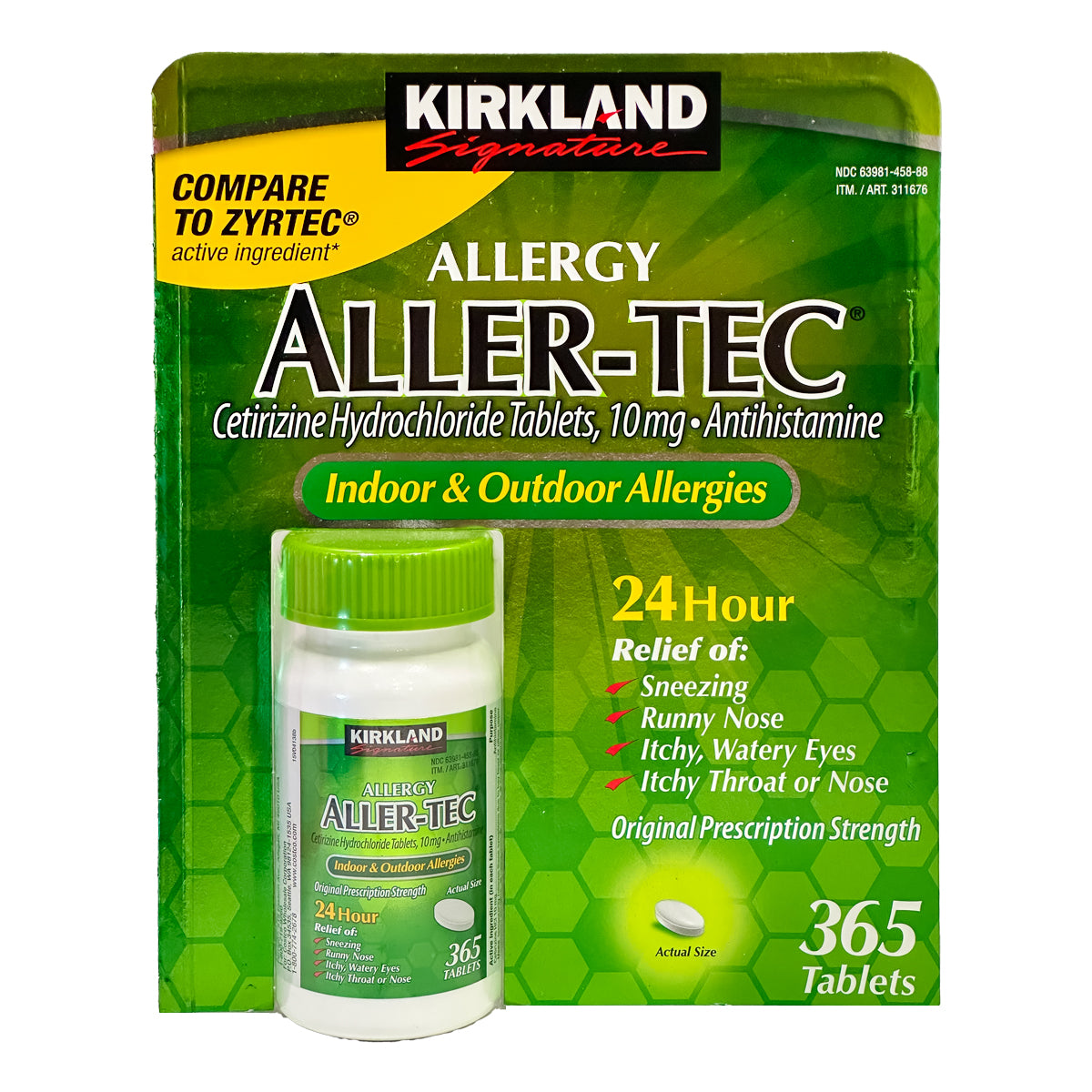 Kirkland Signature Aller-Tec, 365 Tablets